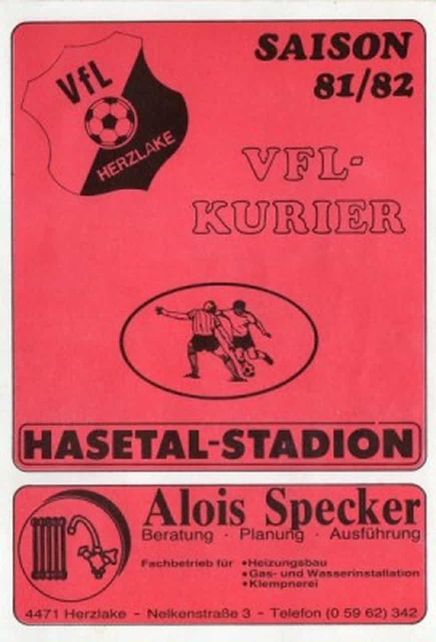 Programm 1993/94 Eintracht Braunschweig VfL Herzlake 